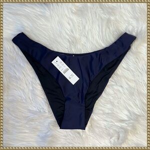 J Crew Navy Bikini Swimsuit Bottom Small NWT